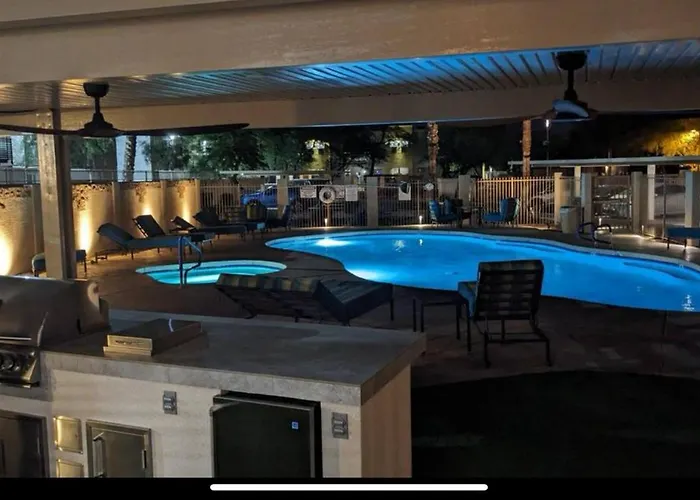 Apartment Has Gym, Pool & Balcony Gated Covered Parking